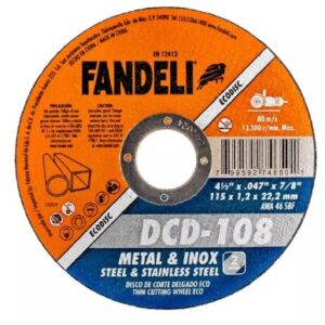 DISCO CORTE METAL ?C. INOX. 4 1/2 PAQUETE CON 30 PIEZAS
