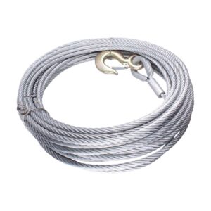 CABLE DE ACERO GALVANIZADO C/GANCHO 7X19 5/8" ROLLO 30M