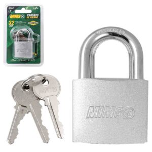 CANDADO DE HIERRO 32MM C/3 LLAVES (CAJA C/12 PZAS - PRECIO X PIEZA)