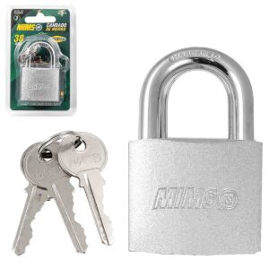 CANDADO DE HIERRO 38MM C/3 LLAVES (CAJA C/12 PZAS - PRECIO X PIEZA)