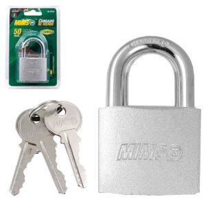 CANDADO DE HIERRO 50MM C/3 LLAVES (CAJA C/6 PZAS - PRECIO X PIEZA)