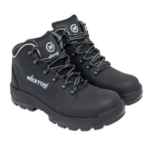 BOTA DE SEGURIDAD INDUSTRIAL DIELECTRICA NEGRA WESTON #24