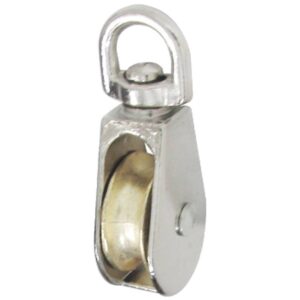 GARRUCHA GIRATORIA SENCILLA ZINC 1-1/2" (Precio x Pza - Caja c/20 pzas)