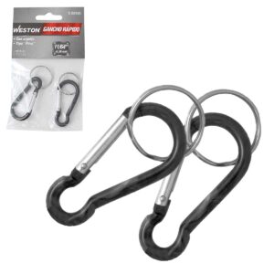 GANCHO RAPIDO C/ARGOLLA TIPO PERA 6MMX60MM (PRECIO X PIEZA - EMPAQUE GRANEL)