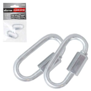 ESLABON RAPIDO ACABADO ZINC 5/32" X 40MM (Precio X Pieza - Empaque C/2 pzs)