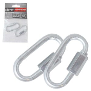 ESLABON RAPIDO ACABADO ZINC 3/16" X 49MM (Precio X Pieza - Empaque C/2 pzs)