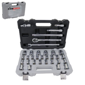 JGO. D/33 DADOS CUADRO 1/2" FRACC. Y METRIC. P/MECANICO