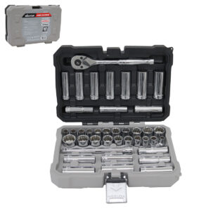 JGO. D/40 DADOS CUADRO 3/8" FRACC. Y METRIC. P/MECANICO