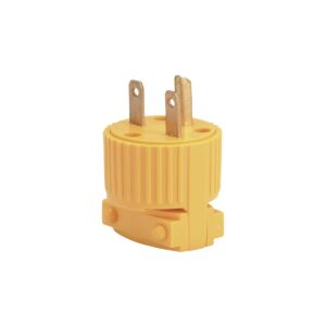 CLAVIJA PL?STICA ATERRIZADA CARA DE CHINO CON ABRAZADERA 15A 127V 8830360