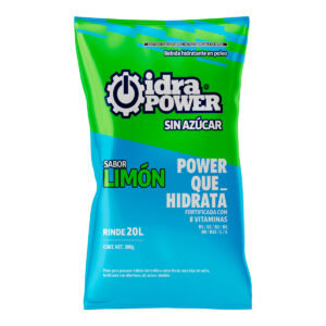 IDRAPOWER LIMON SIN AZUCAR 200GR/ 20 LTS REND