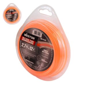 HILO DUAL P/DESBROZADORA EN BLISTER 2.4mm X 12m - NARANJA