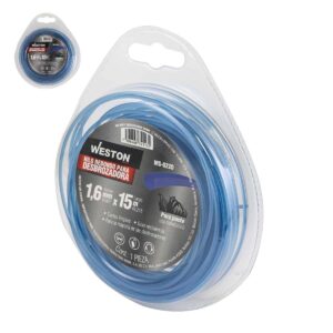 HILO REDONDO P/DESBROZADORA EN BLISTER 1.6mm X 15m - AZUL