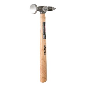 MARTILLO PULIDO HOJALATERO PUNTA CINCEL MANGO 13" DE MADERA DURA 11 OZ