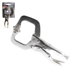 PINZA DE PRESION TIPO C C/MORDAZA AJUSTABLE 4'' (4SP) (CAJA C/6 PZAS - PRECIO X PIEZA)