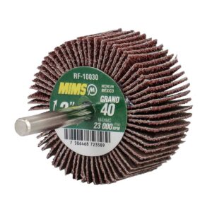 RUEDA FLAP MIMS C/VASTAGO (6MM) G40 2 X 1 (Precio x pieza - Empaque c/10 pzas)