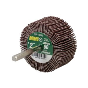 RUEDA FLAP MIMS C/VASTAGO (6MM) G60 2 X 1 (Precio x pieza - Empaque c/10 pzas)