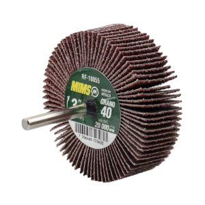 RUEDA FLAP MIMS C/VASTAGO (6MM) G40 3 X 1 (Precio x pieza - Empaque c/5 pzas)