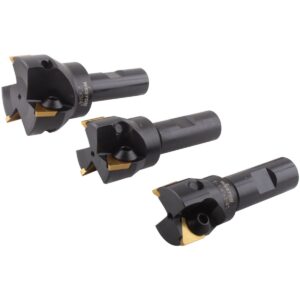 JUEGO DE CORTADORES TP 3 PZAS. ZANCO R8 PI?A 1-1/4" A 2" 90? P/TPC32