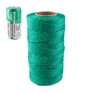 HILO PARA ALBA?IL DE POLIPROPILENO CAL. 18 VERDE CHICO 65M