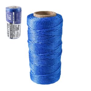 HILO PARA ALBA?IL DE POLIPROPILENO CAL. 18 AZUL CHICO 65M