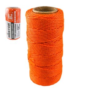 HILO PARA ALBA?IL DE POLIPROPILENO CAL. 18 NARANJA CHICO 65M