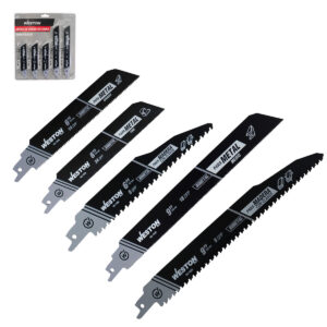 SEGUETA SABLE BIMETALICA 6" 5DPP, 6" 14DPP, 6" 24DPP, 9" 5DPP & 9" 18DPP (JGO C/10 PZS)